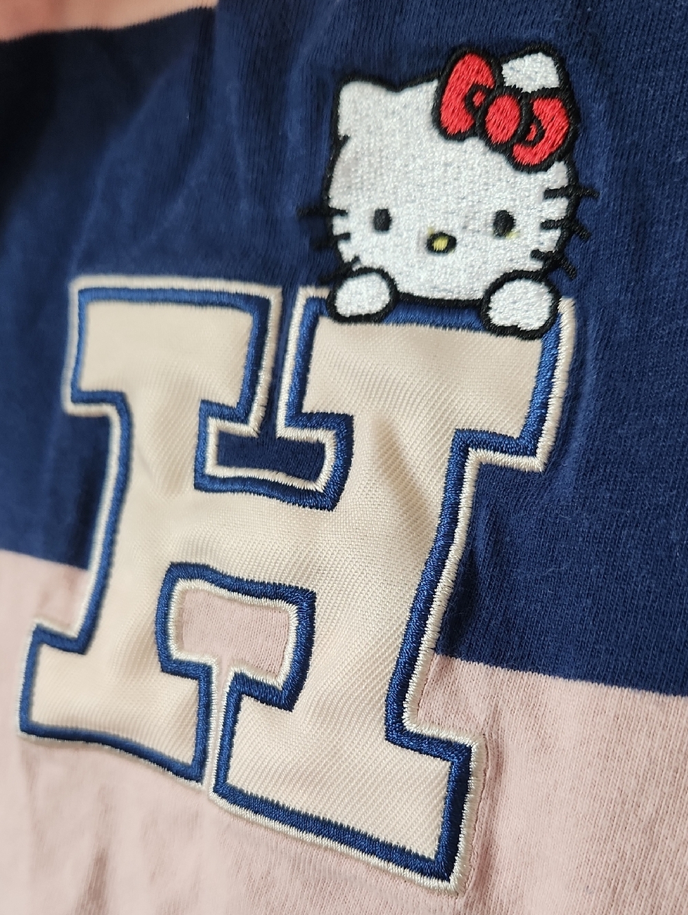 Hello Kitty Cropped Rugby Shirt - Picture 7 of 8